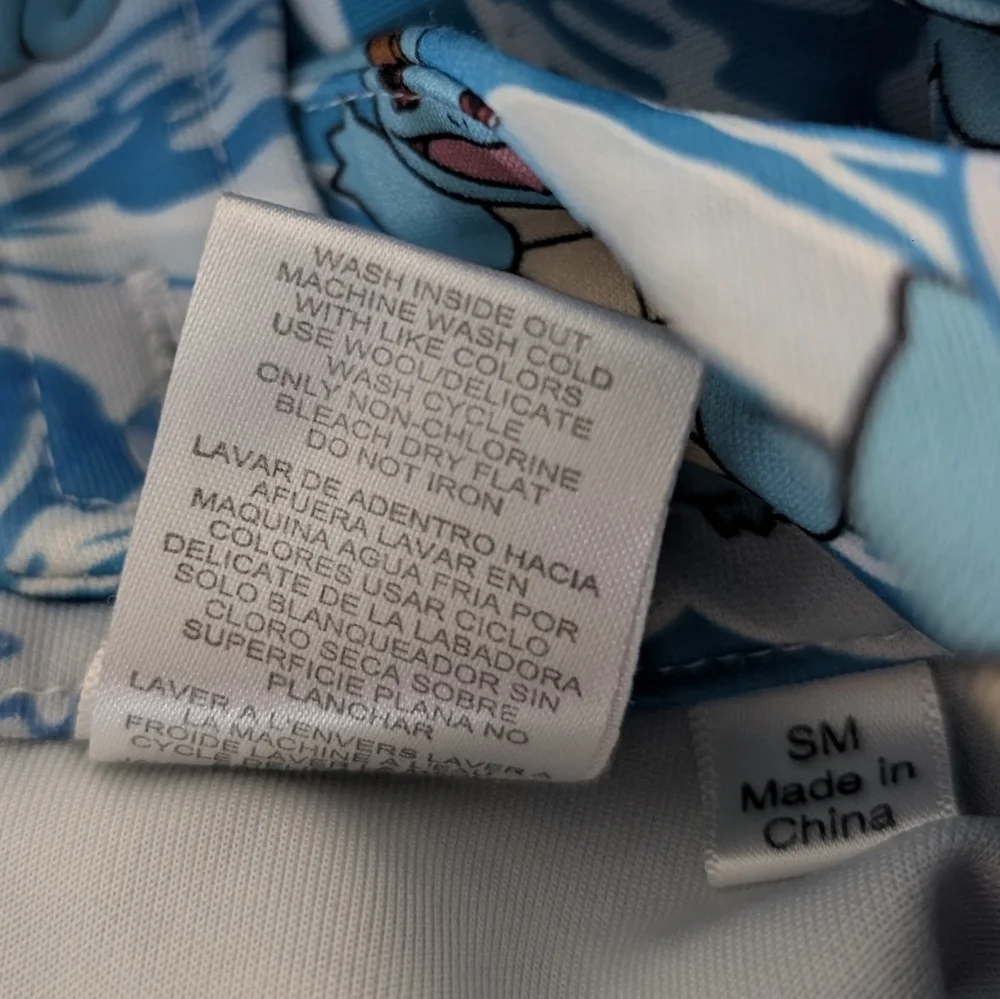 Blue Hot Topic Pokemon Size Small (Juniors) Squirtle Emo Scene Suspender Skirt